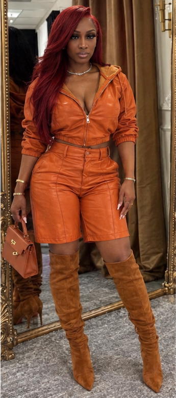 KYM LUXE PU LEATHER SET