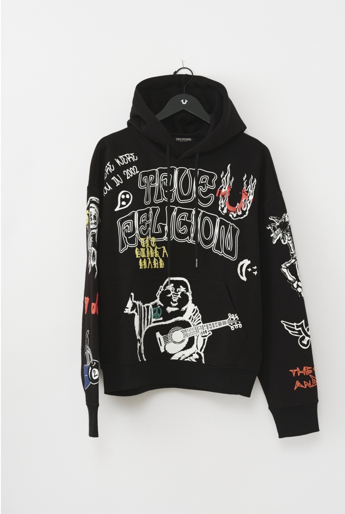 Graphic Print Pullover Hoodie