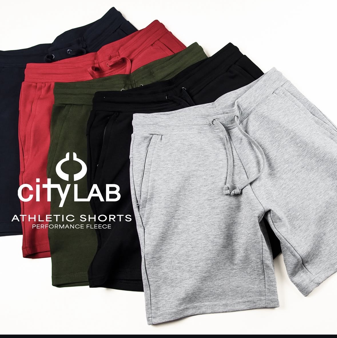CITYLAB Athletic Zip Shorts